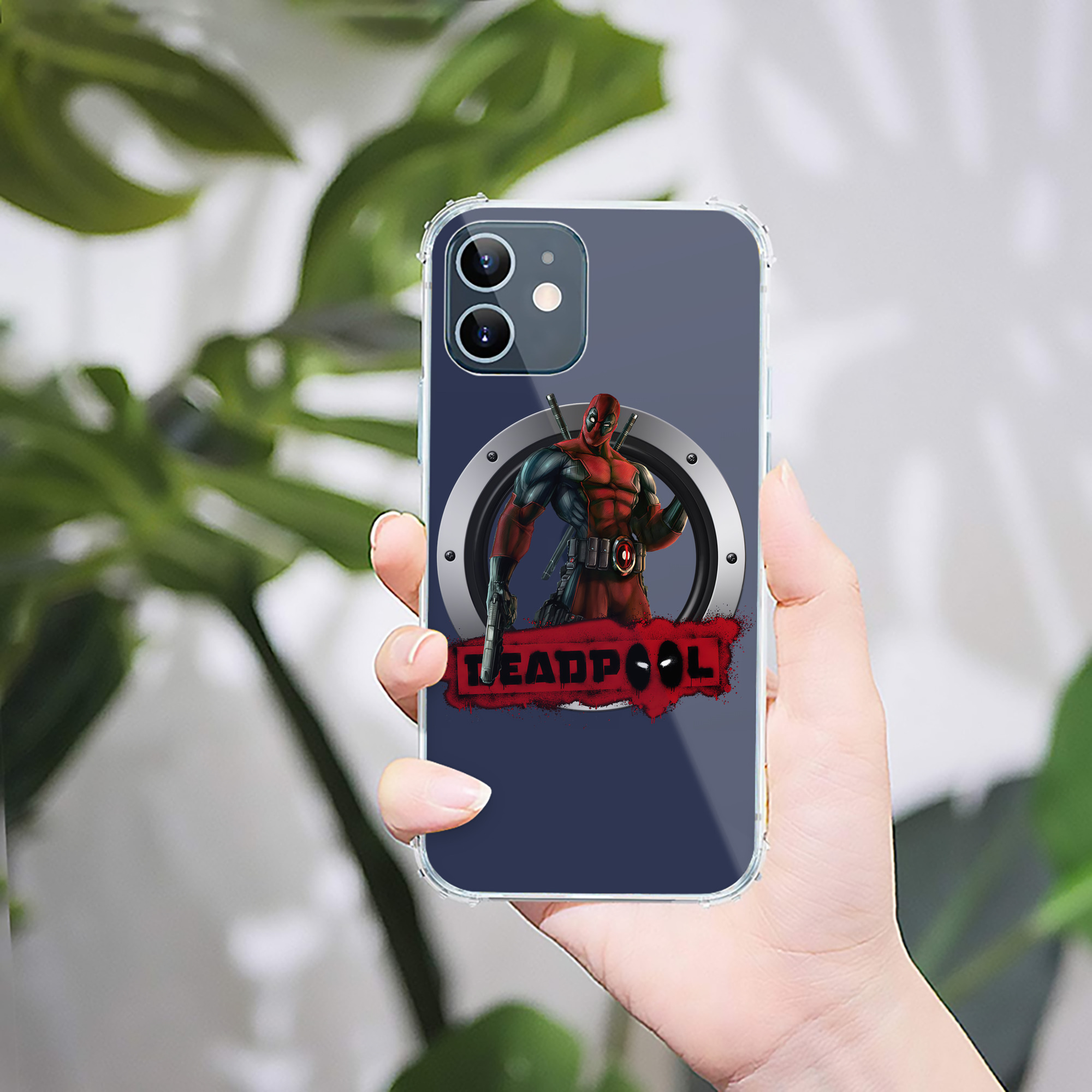 （画像用） Deadpool デッドプール 【iPhone 12シリーズ対応】透明スマホケース（クリアソフトケース）